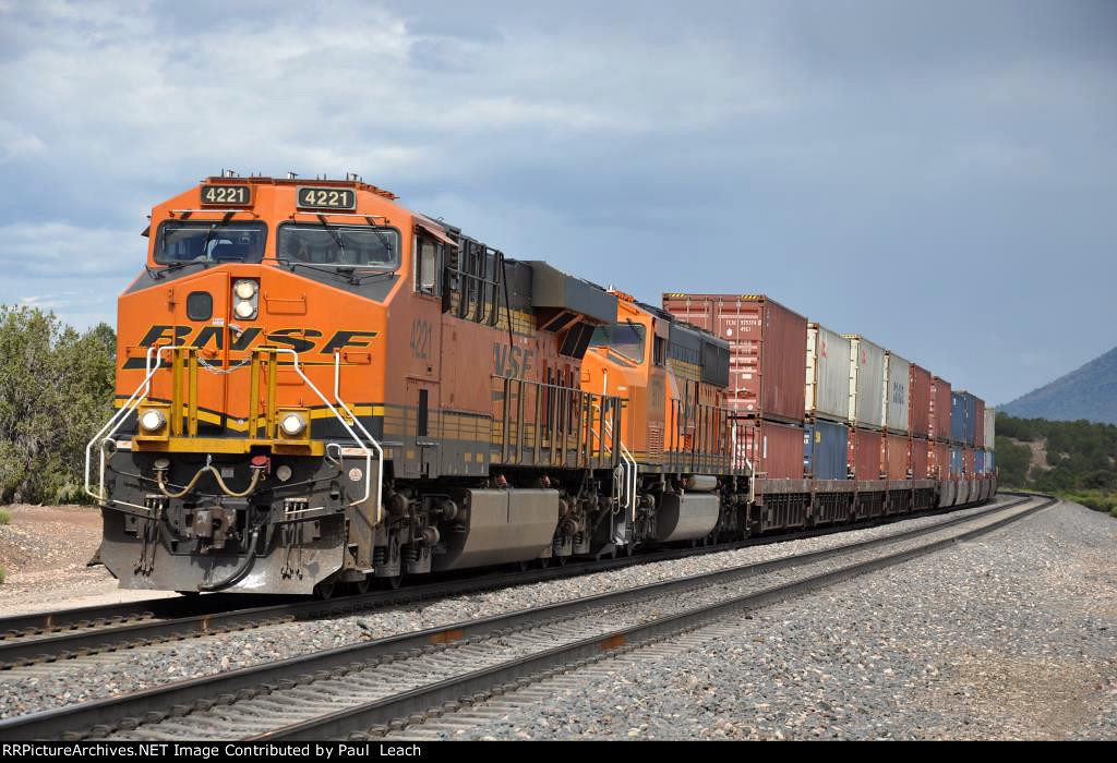 Eastbound stack train